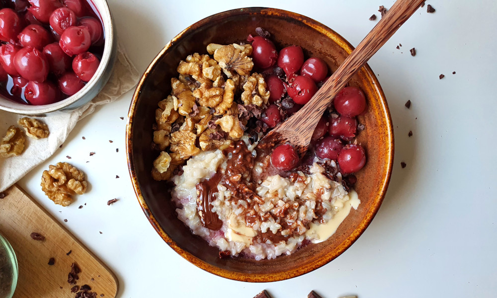 Veganer Milchreis mit Kokosmilch